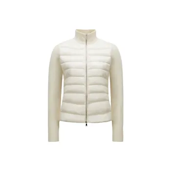 Moncler Logo Patch Quilted Padded Cardigan