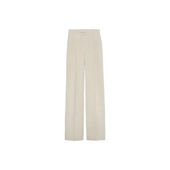 GUCCI Wide Leg Tweed Trousers
