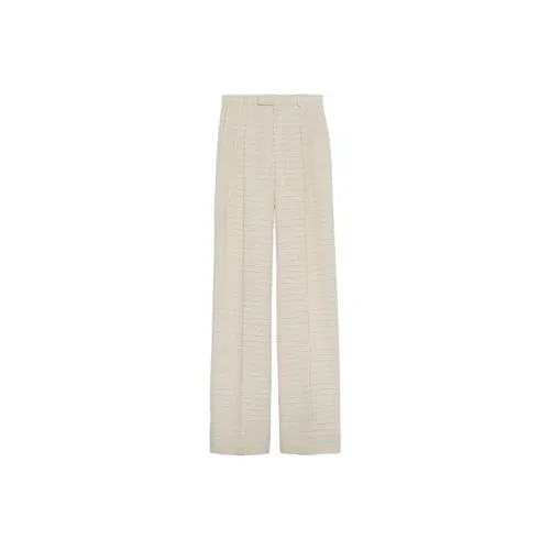 GUCCI Wide Leg Tweed Trousers