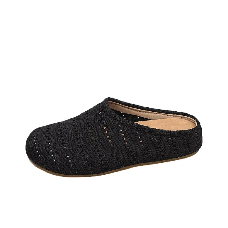 AJPAP Rubber Sole Slip Resistant Closed Toe Slippers Women's-12
