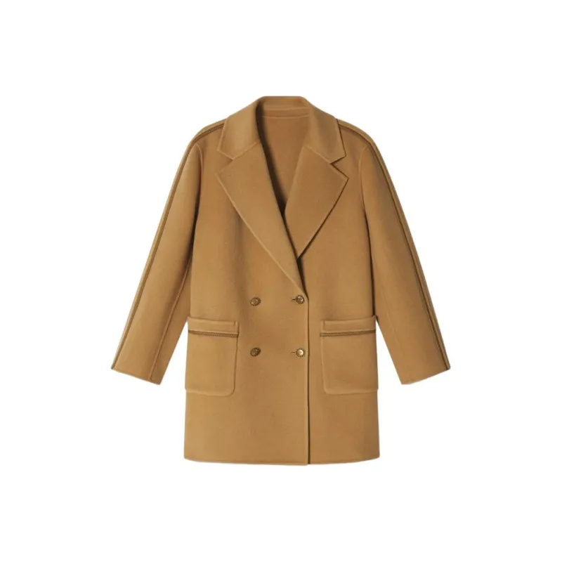 PSALTER Coats Women's Camel-0