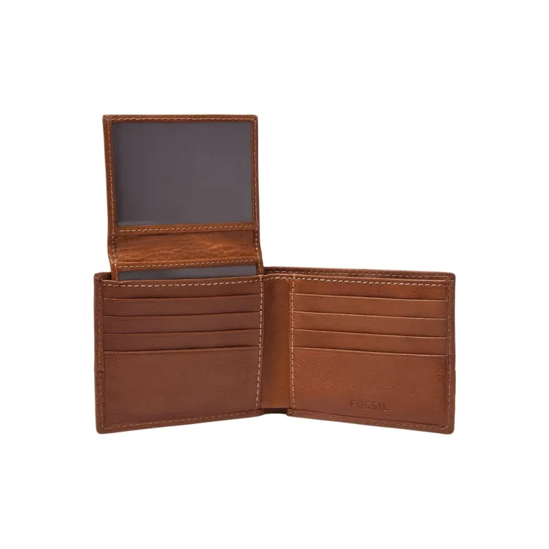 FOSSIL Leather Wallet Men's Brown-1