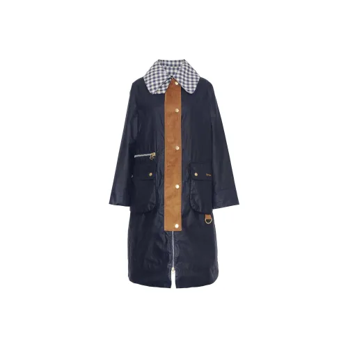 BARBOUR Runswick Waxed Jacket Coats Women's Marine Blue