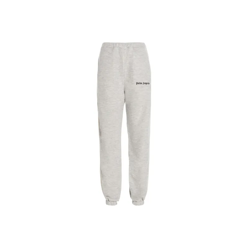 PALM ANGELS Knitted Sweatpants Women's Gray-0