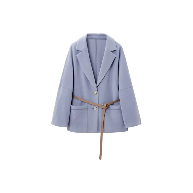 OVV Business Suits Women's Purple Blue Solid Color A3-0