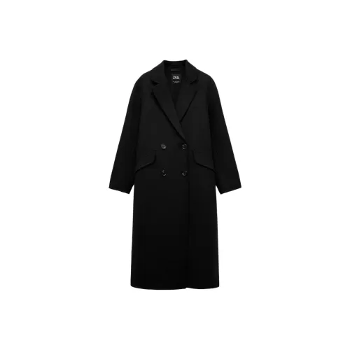 ZARA Coats Women's Black