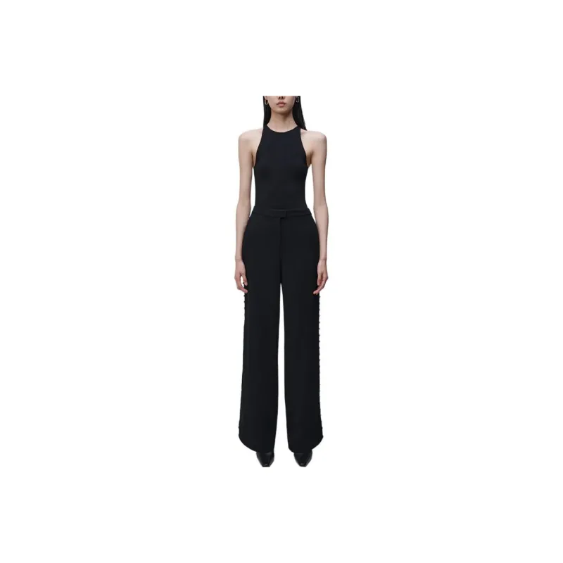 JONATHAN SIMKHAI Stud detail Wide leg Trousers-0