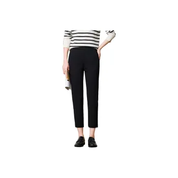 FENHONGMALI Casual Pants Women's Black