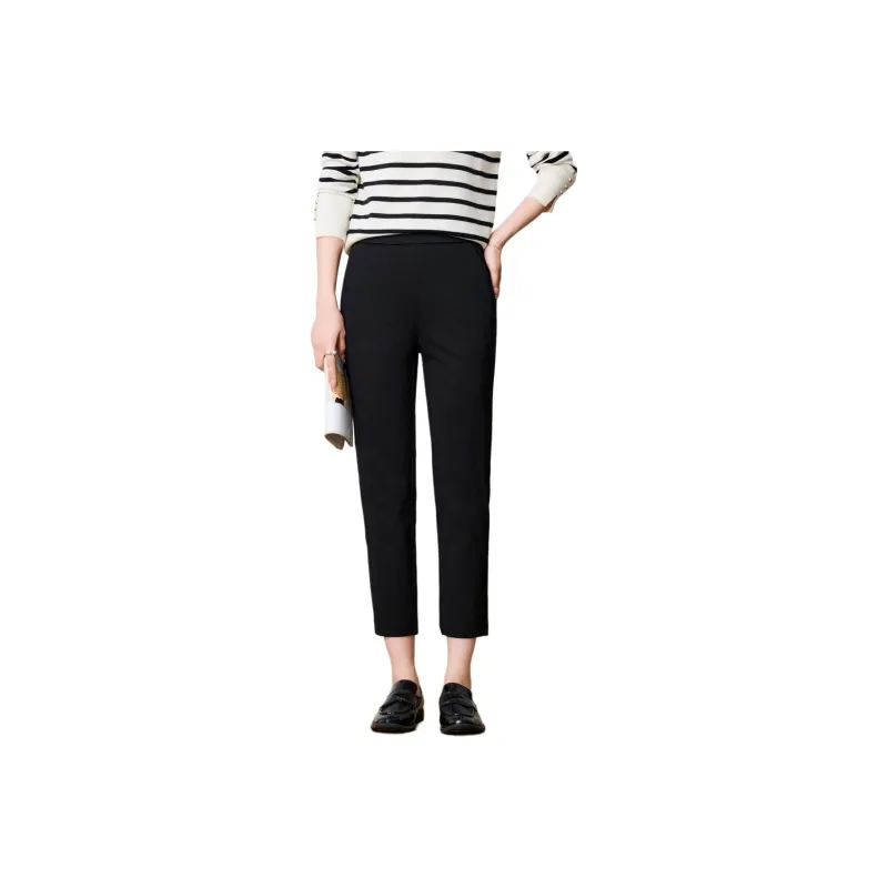 FENHONGMALI Casual Pants Women's Black-0