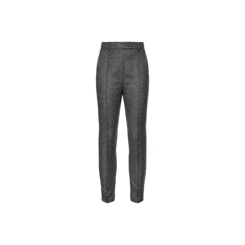 PINKO Tridente High waist Flannel Trousers