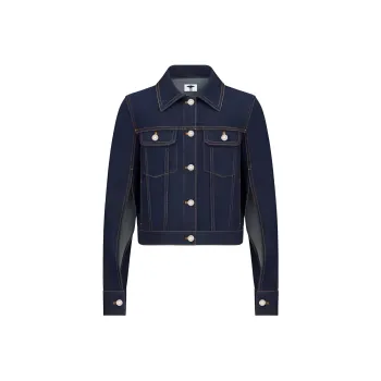 DIOR SS22 Denim Jacket Women's Blue