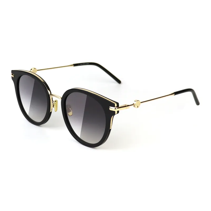 JIANGDAREN Plate And Metal Oval Sunglasses Unisex-4