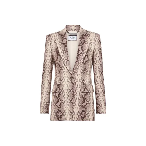 PHILIPP PLEIN Python print Satin Blazer