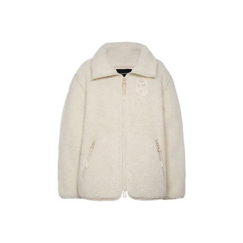 COACH FW21 Velvet feel Coat Women's White