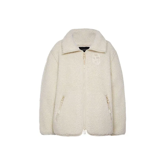 COACH FW21 Velvet feel Coat Women's White-0