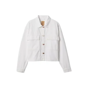 GAP Denim Jackets Women's White