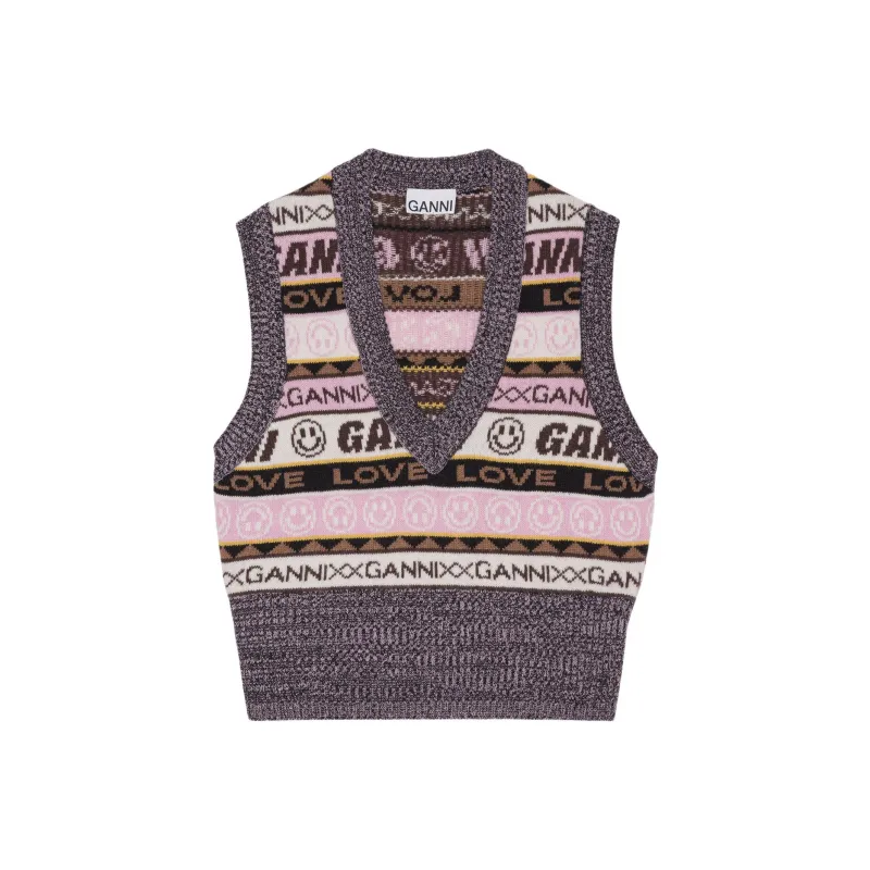 GANNI Vests Women's Multicolor-0
