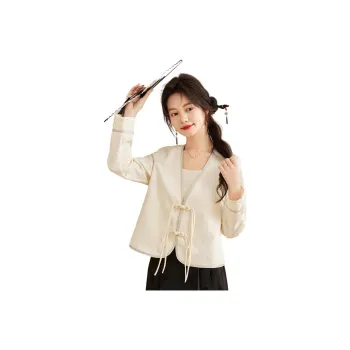 CARBAMMI Cropped Coats Women's White