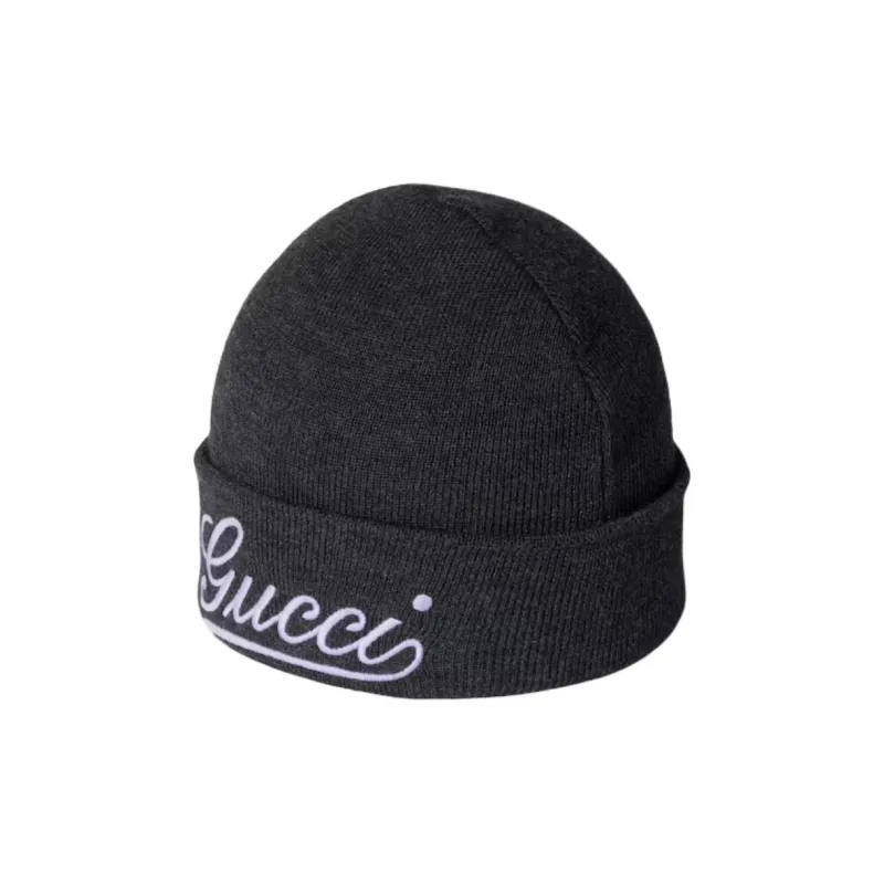 GUCCI Wool, Polyester Beanies Women's Black-0