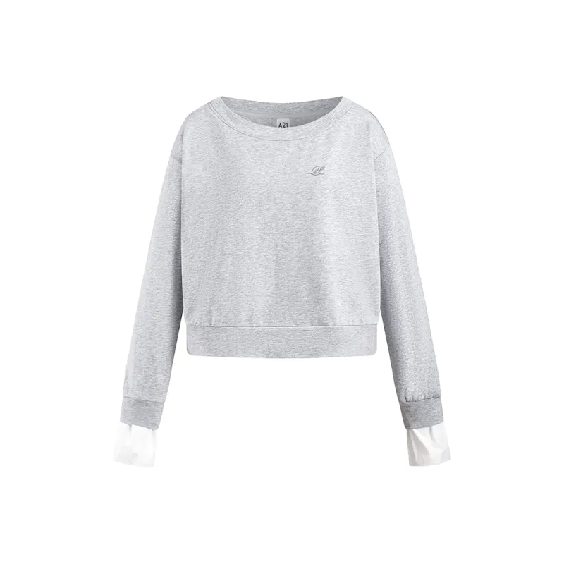 A21 Sweatshirts Women's Heather Gray-0