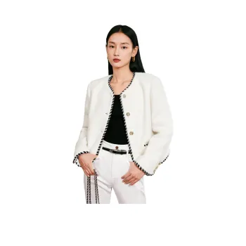 JZ. ANNAKRO Coats Women's Ecru