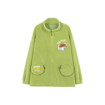 B.Duck Velvet feel Coat Women's Green