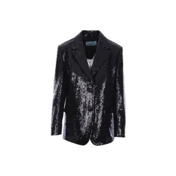 PRADA Sequin-Embellished Tailored Blazer