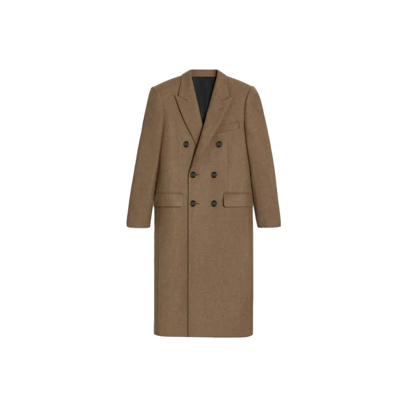 CELINE Chesterfield Coat In Cashmere Cloth-0