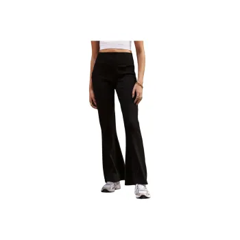 NASTY GAL Active Society Flared Legging Casual Pants Women's Black