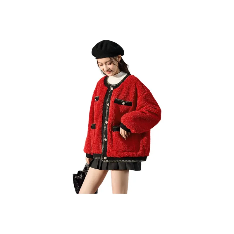 Tonlion Velvet feel Coat Women's-4