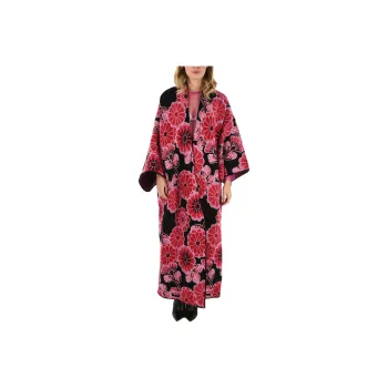 Balenciaga Coat Loose Fit Women's Red