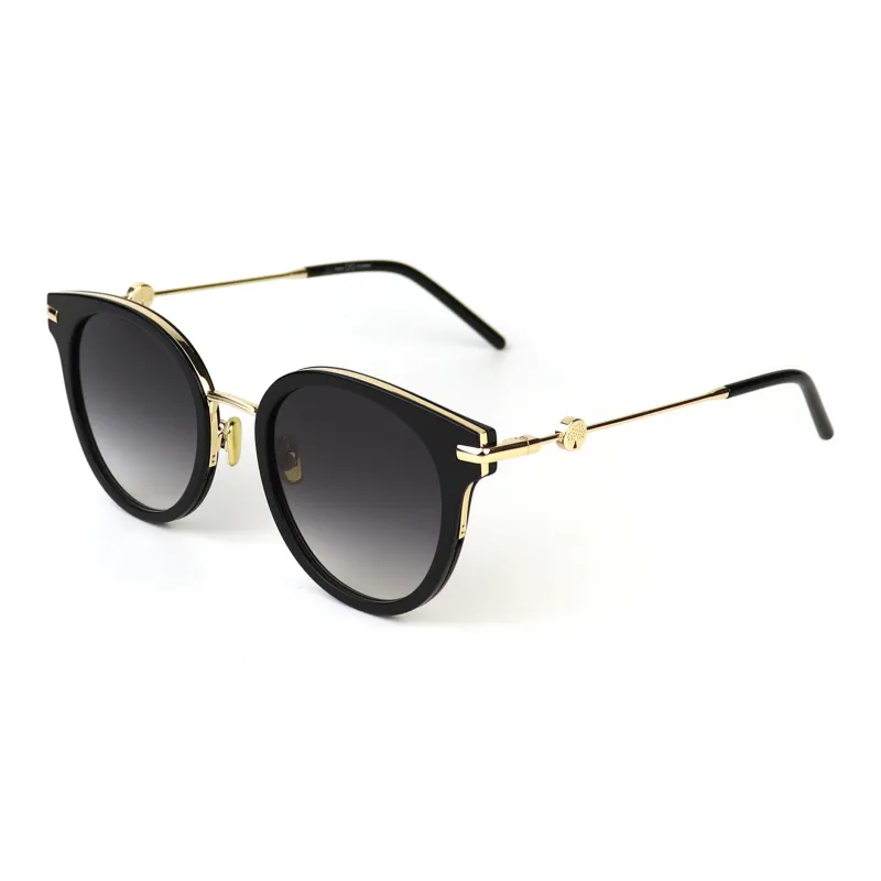 JIANGDAREN Plate And Metal Oval Sunglasses Unisex-5