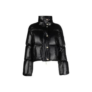 Elisabetta Franchi Crop Down Jacket