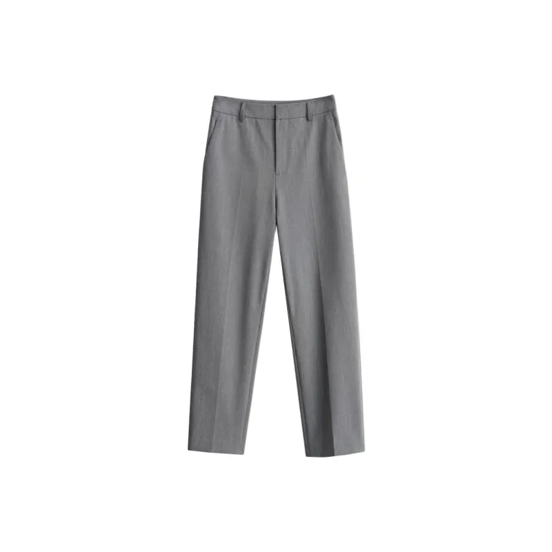 SHALLOW STREAMS Casual Pants Women's Distant Mountain Elegant Gray-0