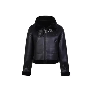 Guuka Hero Leather Jacket Women's Black