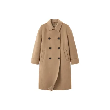 PEACEBIRD Coats Women's Camel