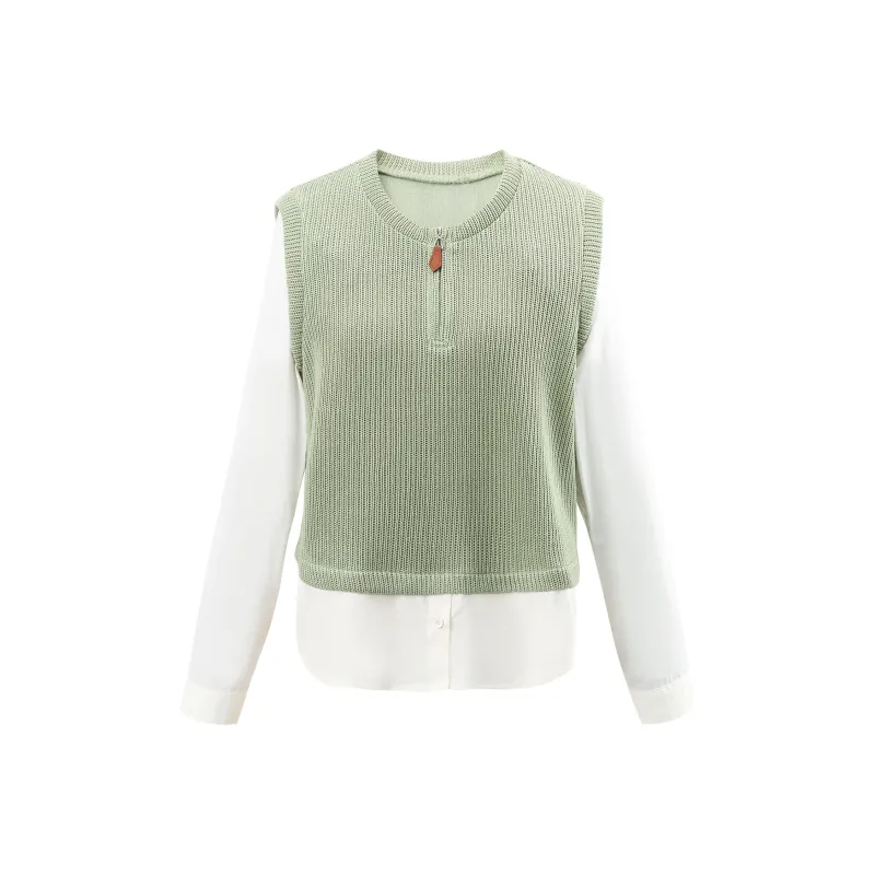 A Paradise For Awakening Sweatshirt Women's Green-0