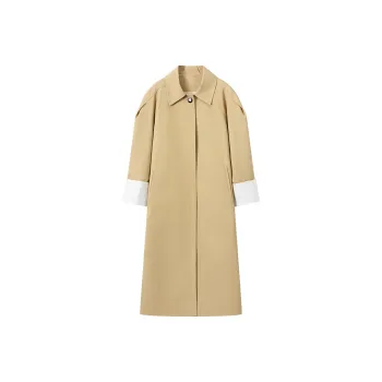 GREEN BELT Trench Coats Women's Beige