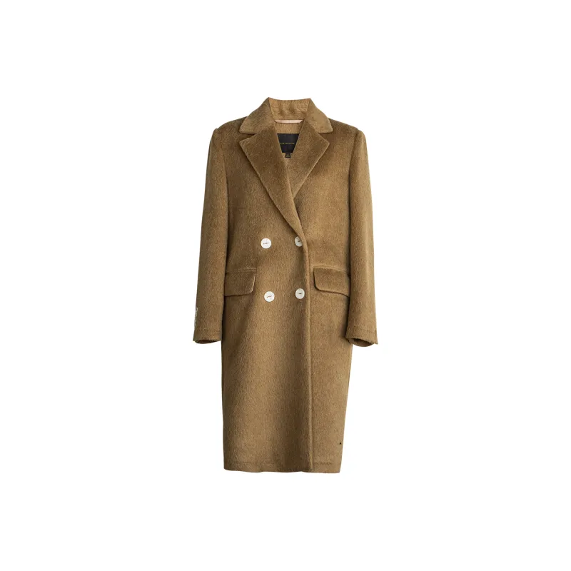 ROEYSHOUSE Coats Women's Light Coffee-0