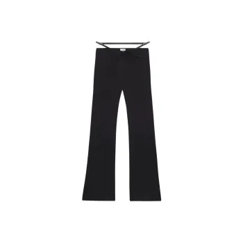 COURREGES Slash Sangle Crepe Jersey Pants