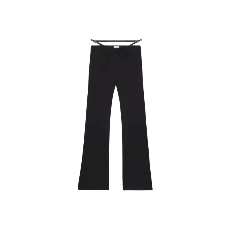 COURREGES Slash Sangle Crepe Jersey Pants-0