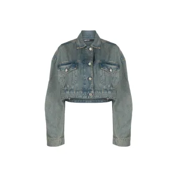 BIMBA Y LOLA Denim Jacket Women's Blue