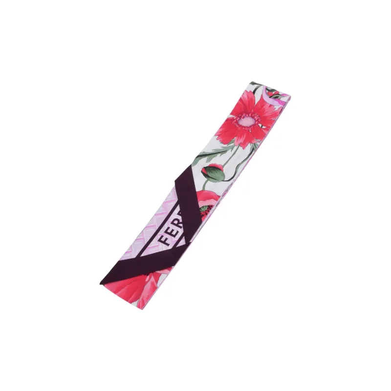 FERRAGAMO Silk Scarves Women's Pink-2