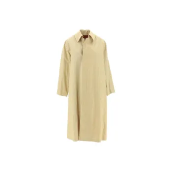 Maison Margiela Single Breasted Midi Trench Coat