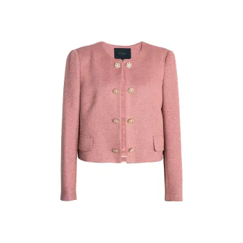 ROEYSHOUSE Cropped Coats Women's Pink