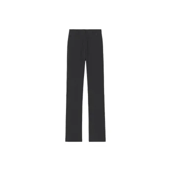 Burberry Wool Tailored Trousers Black