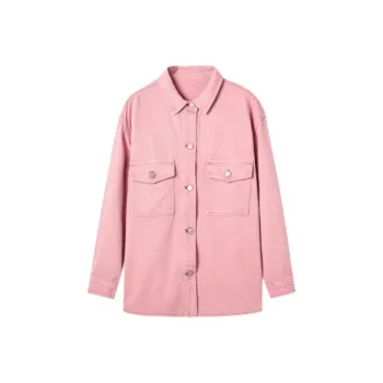 Demana Denim Jacket Women's Smoke Pink