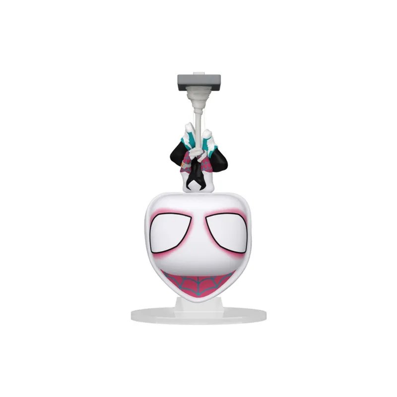 Funko Spider Man  Across The Spider Verse Gwen Stacy Hanging Upside Down Chibi Figures-0
