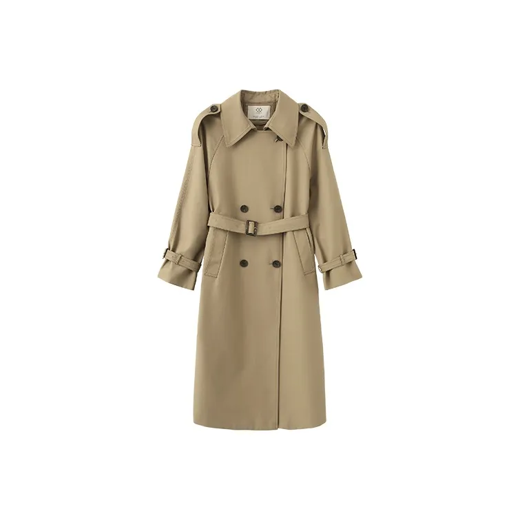 Cubic Trench Coats Women's-0