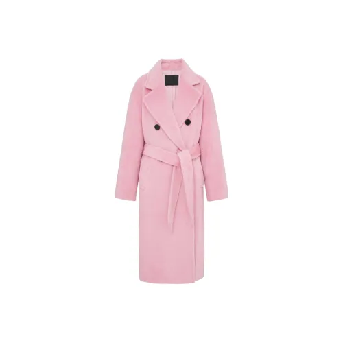MO&CO Coats Women's Dusty Pink